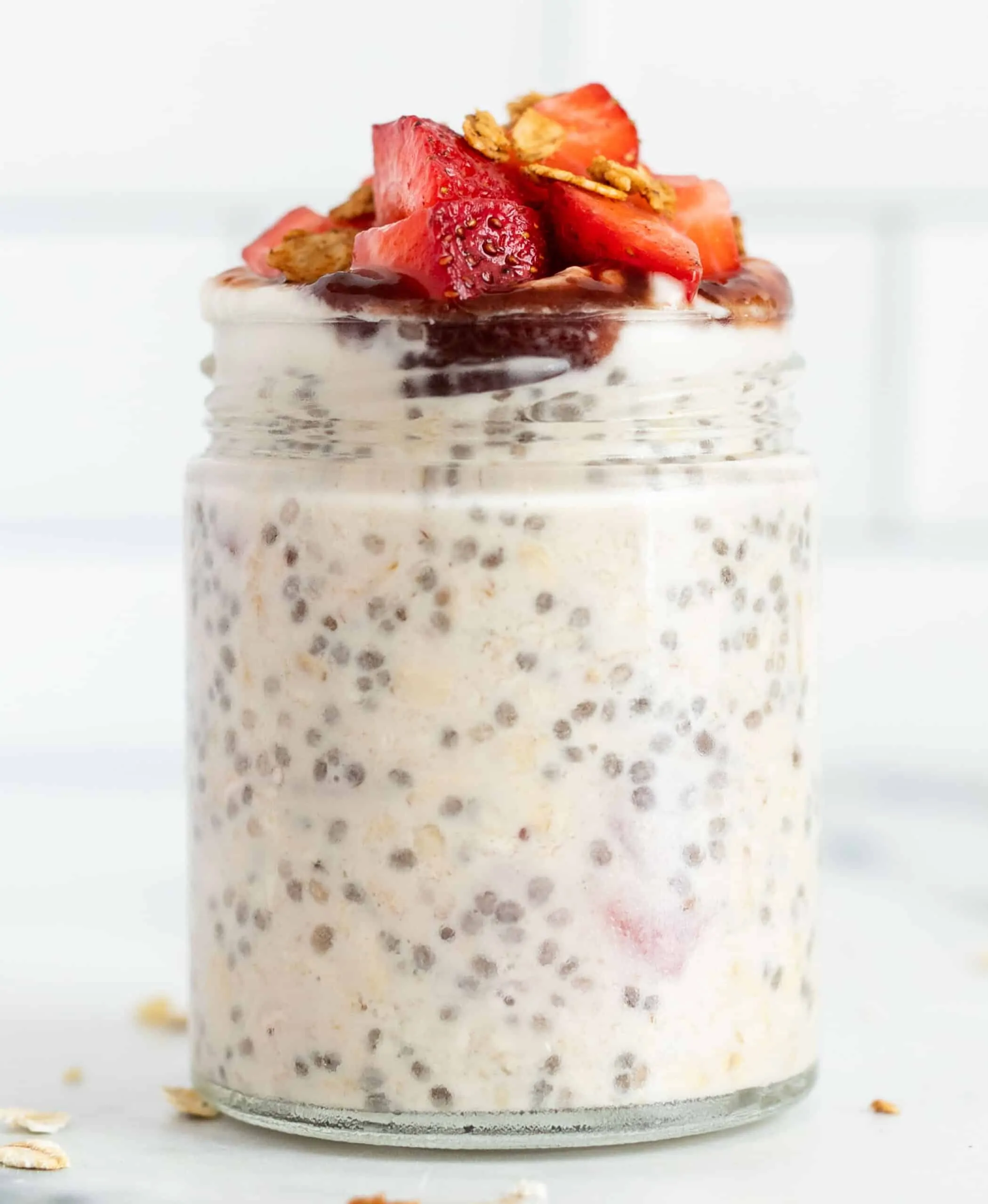 Overnight Oats Recipes with Strawberries