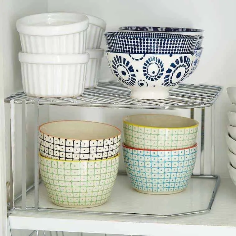 Shelf Risers for Small Kitchens
