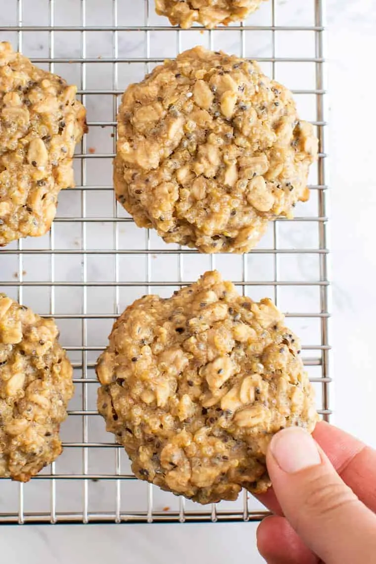 Tahini Banana Breakfast Cookies