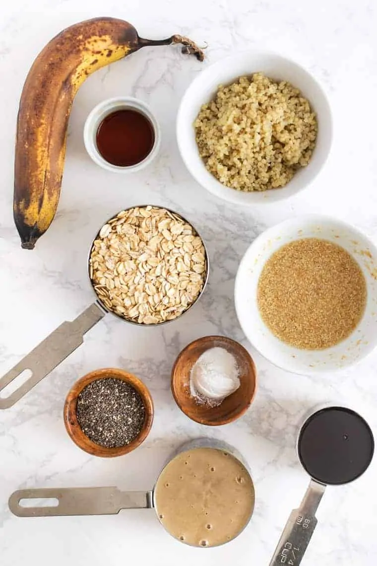 Ingredients for Tahini Breakfast Cookies