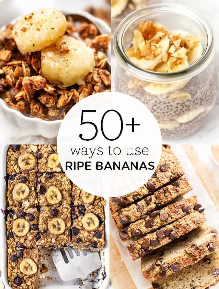 50+ Ways to Use Ripe Bananas