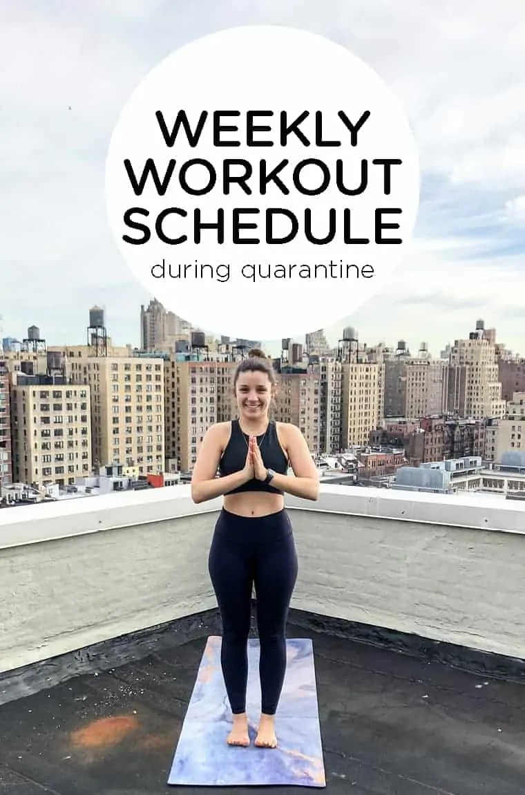 Weekly Workout Schedule