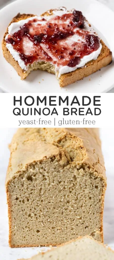 Yeast-Free Gluten-Free Quinoa Bread