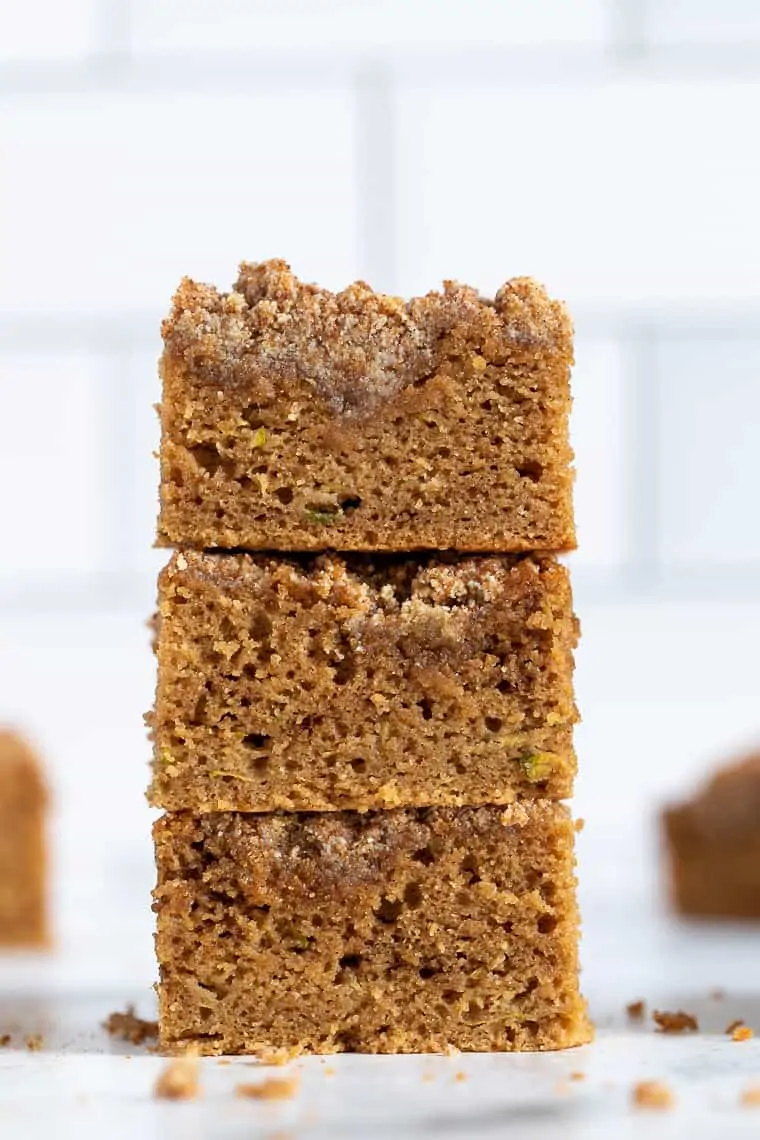 Stack of Zucchini Coffee Cake