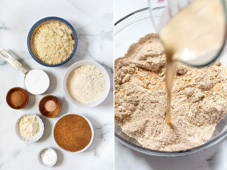 Ingredients for Healthy Zucchini Coffee Cake