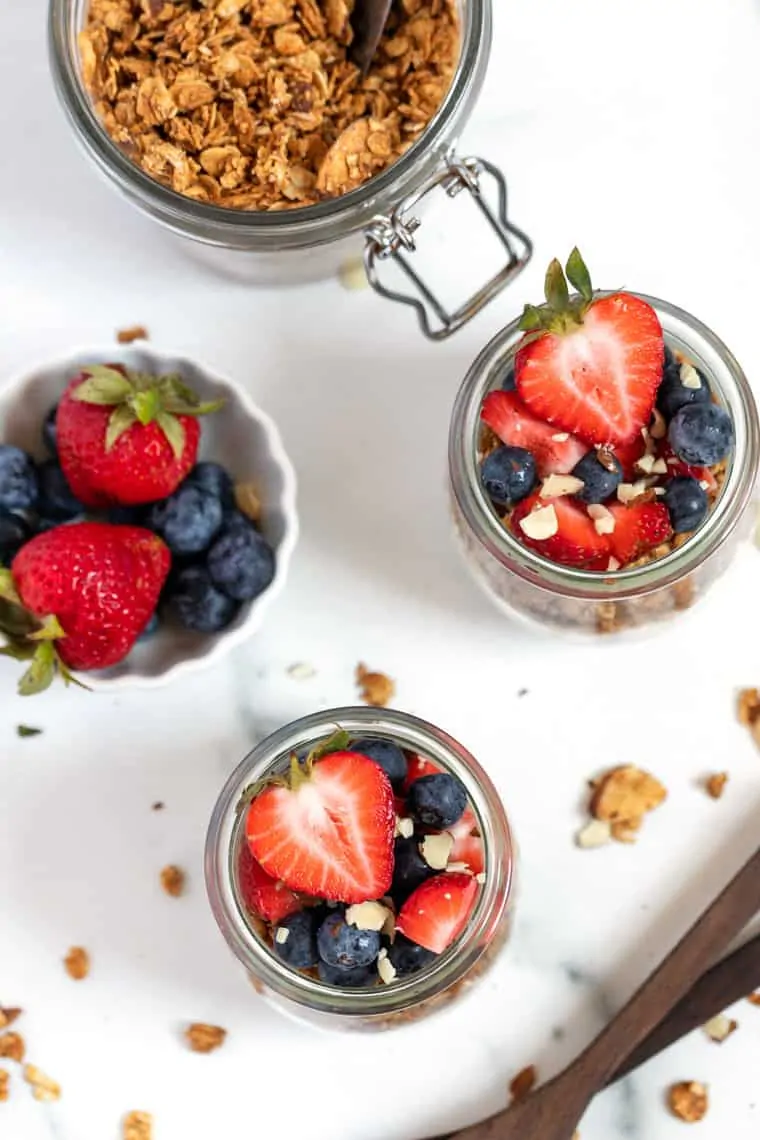 Granola Parfaits with Berries