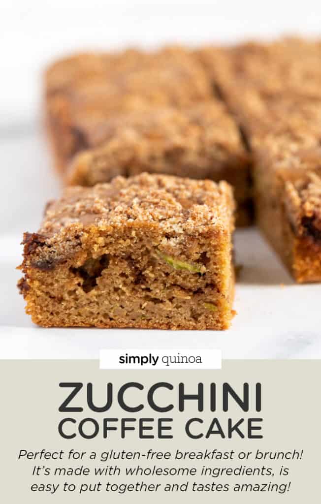 Gluten-Free Zucchini Coffee Cake