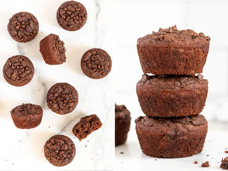 Paleo Chocolate Muffins with Banana