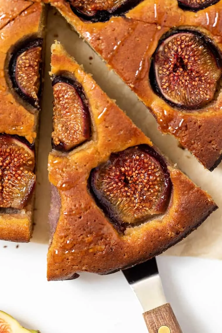 Slice of Fig Cake