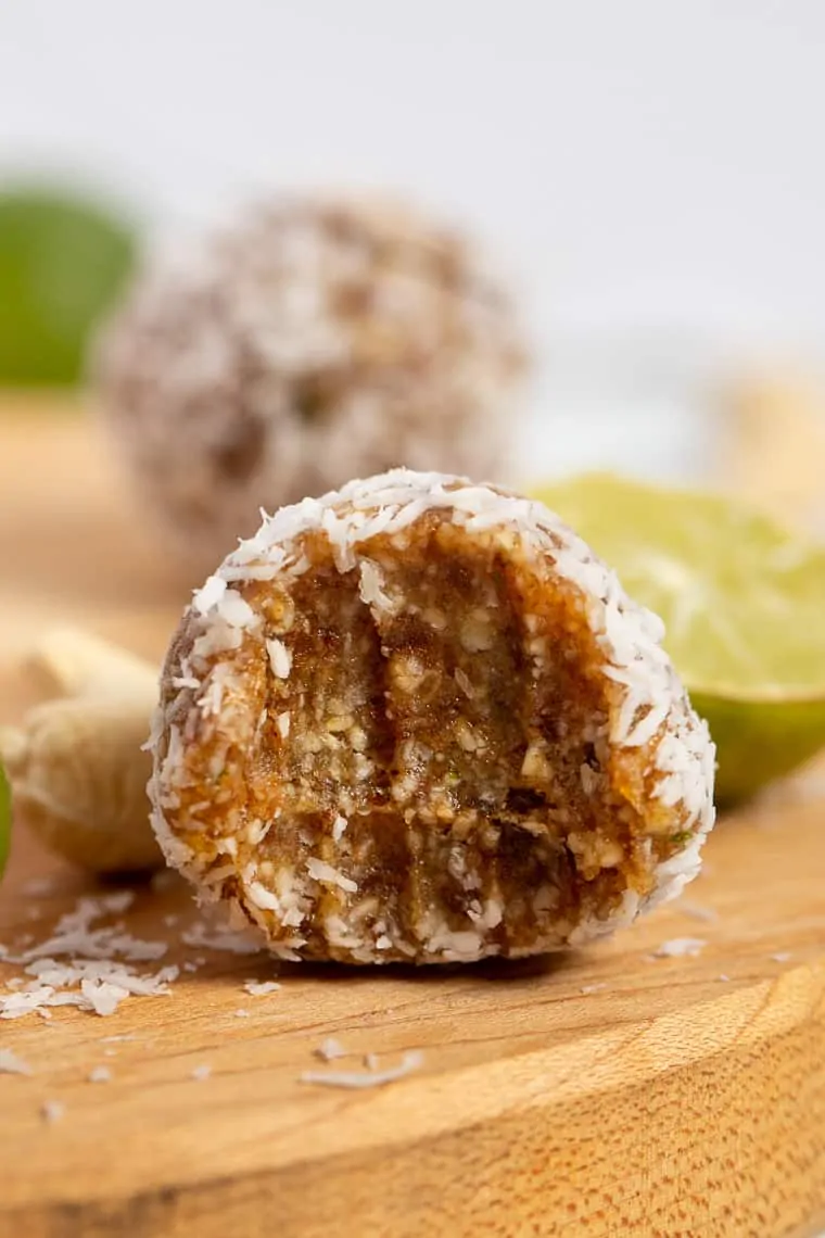 Bite of Key Lime Pie Energy Ball