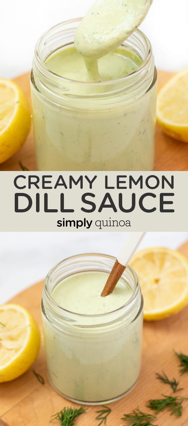 Creamy Lemon Dill Sauce {DairyFree!} Simply Quinoa