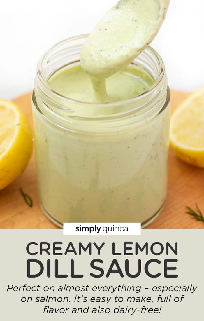 Creamy Lemon Dill Sauce {DairyFree!} Simply Quinoa