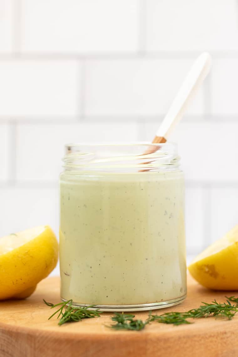 Creamy Lemon Dill Sauce {Dairy-Free!} - Simply Quinoa