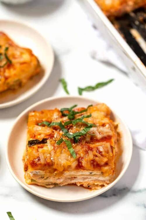 Vegan & Low Carb Zucchini Lasagna Recipe