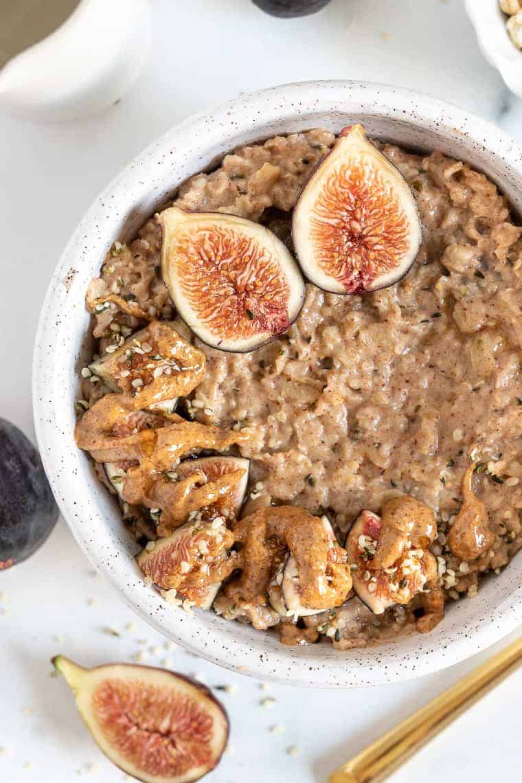 Fig & Almond Butter Oatmeal