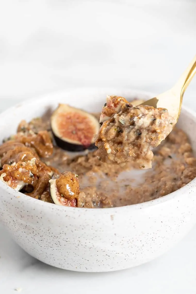 Healthy Oatmeal Recipe with Figs