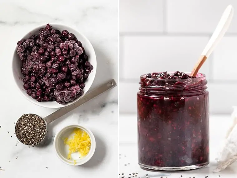 Lemon Blueberry Chia Jam