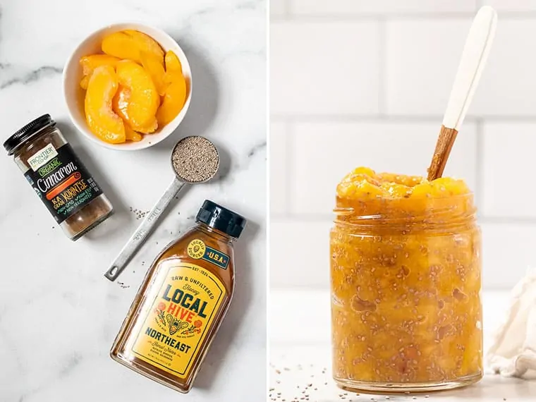 Peach Chia Jam Recipe