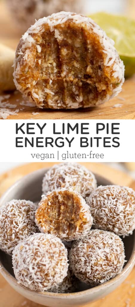 Key Lime Pie Energy Bites