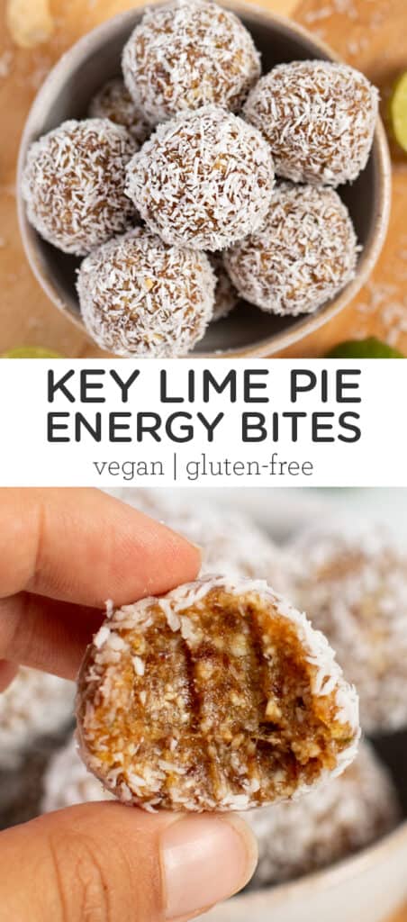 Key Lime Pie Energy Bites