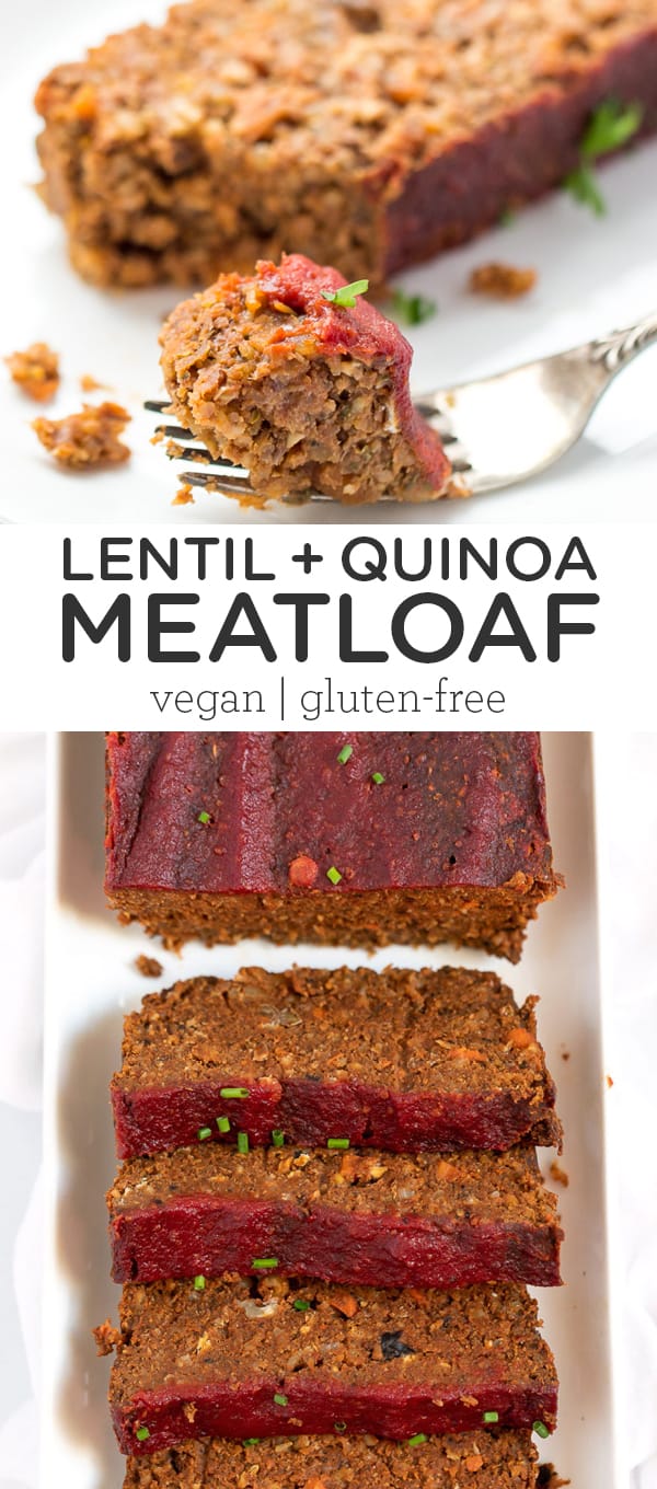 Vegan Lentil Meatlaof {Not Soggy!} Simply Quinoa