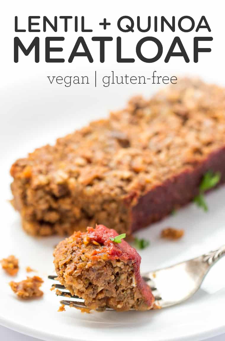 Vegan Lentil Meatlaof Not Soggy Simply Quinoa