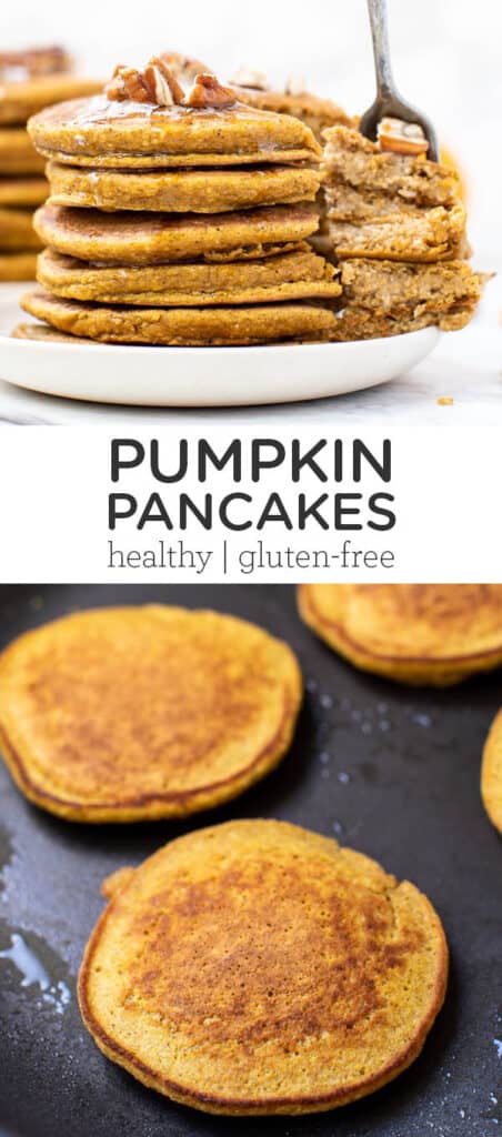 Healthy & Gluten-Free Pumpkin Pancakes