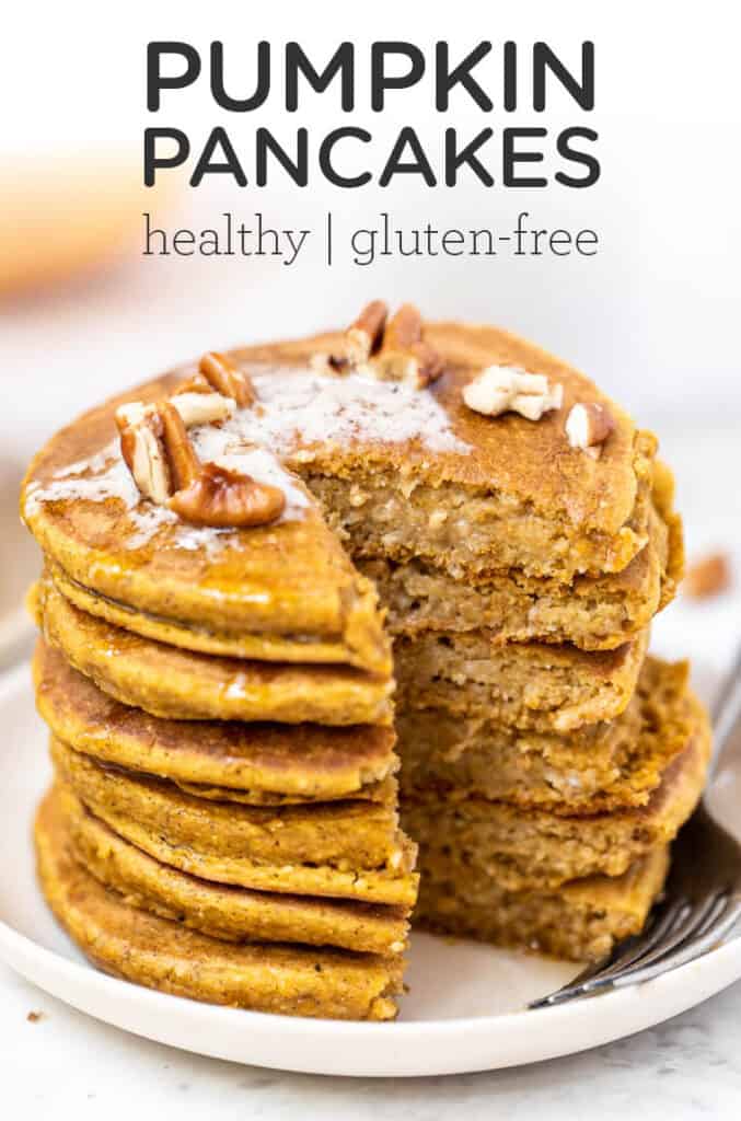 Healthy & Gluten-Free Pumpkin Pancakes