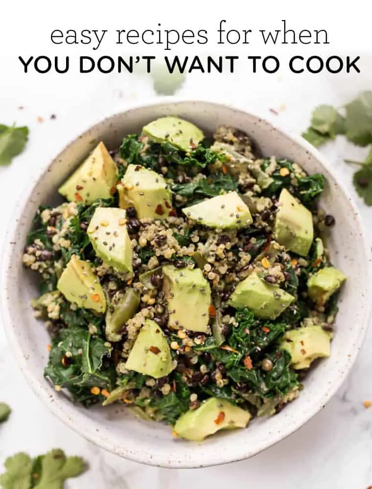 Recipes to Cook When You Don't Feel Like Cooking