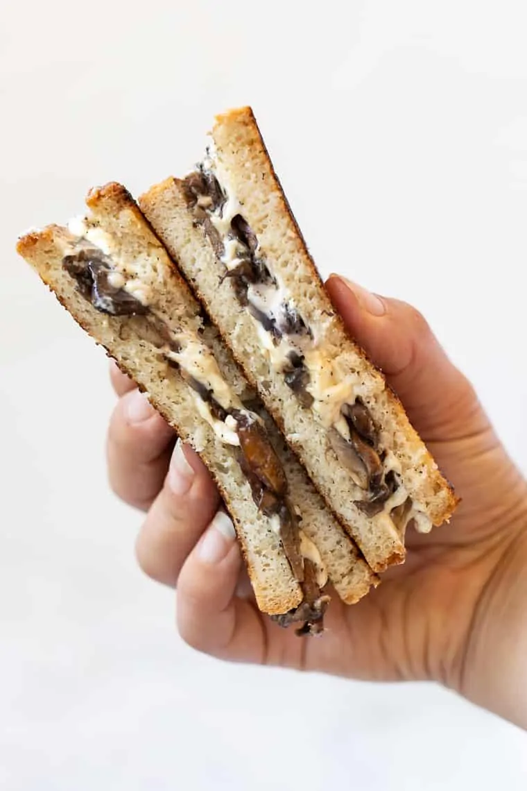 Mushroom Vegan Grilled Cheese