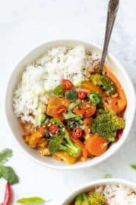 Vegan Tofu Red Curry