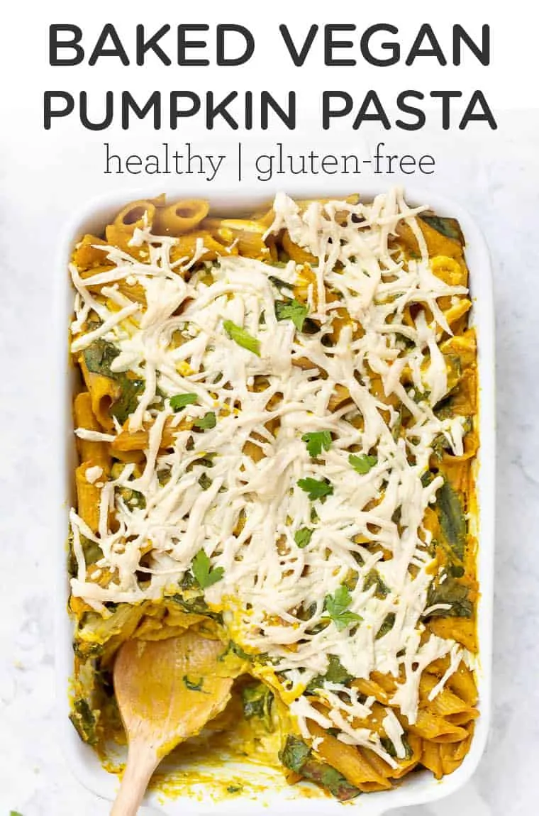 Baked Vegan Pumpkin Pasta