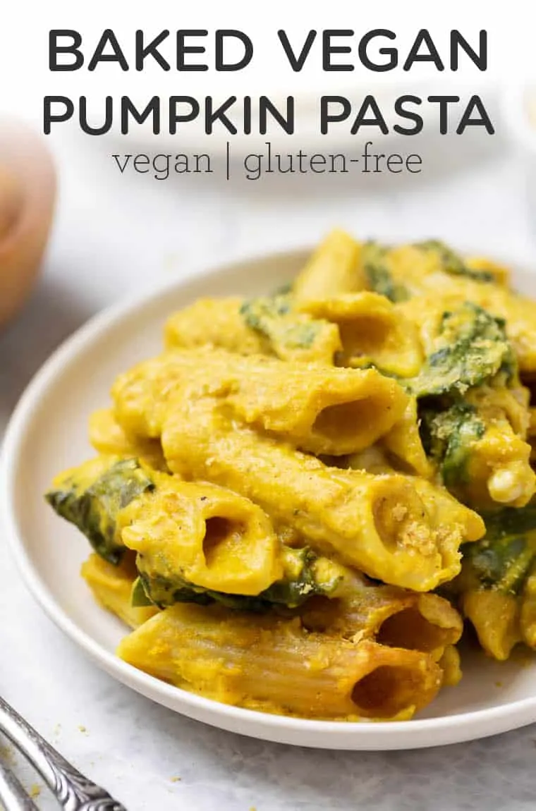 Baked Vegan Pumpkin Pasta