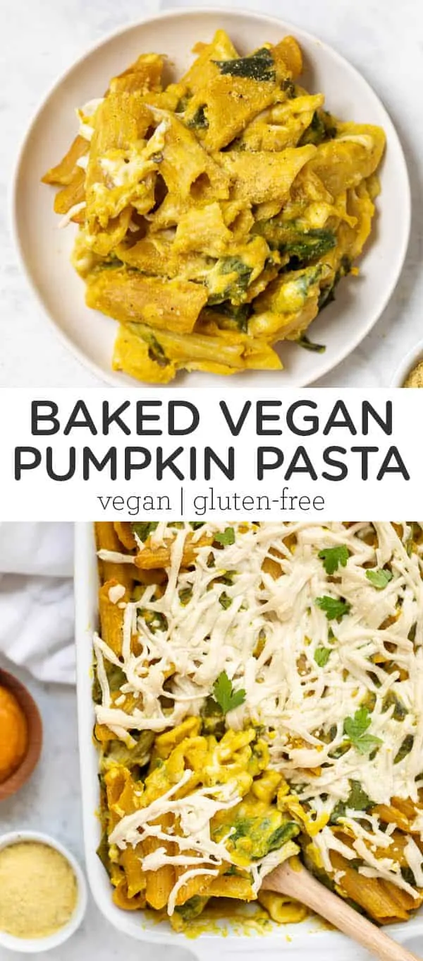 Baked Vegan Pumpkin Pasta