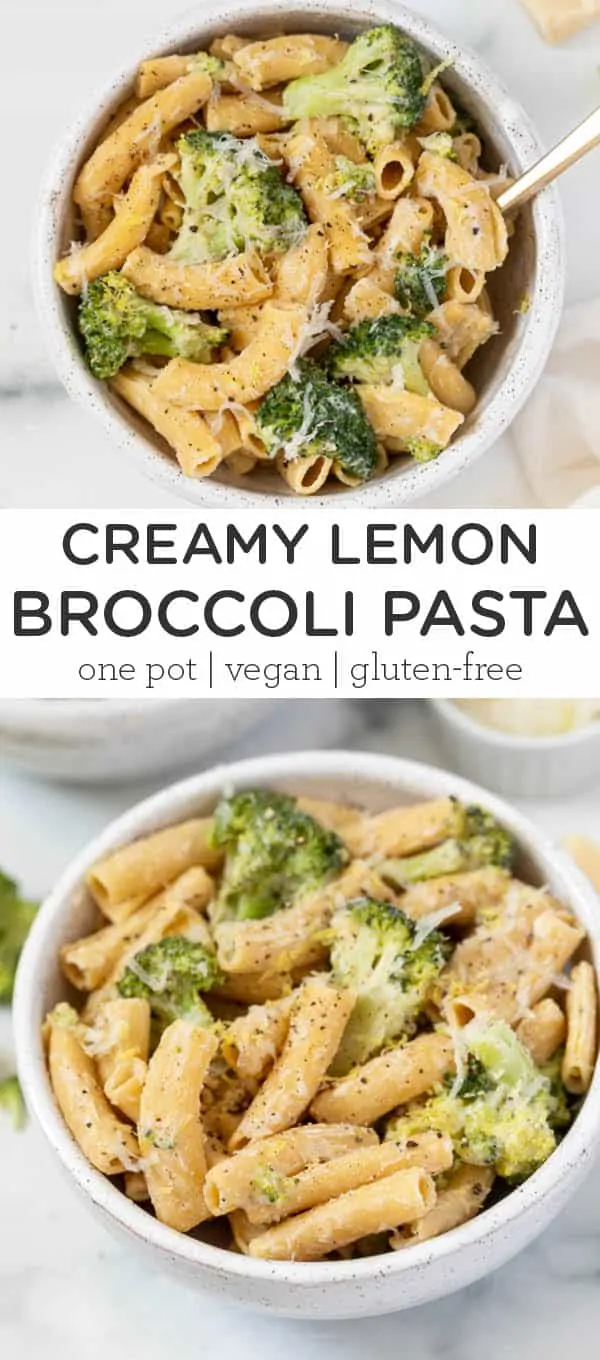 Creamy Lemon Broccoli Pasta