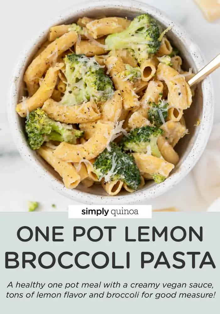 Creamy Lemon Broccoli Pasta
