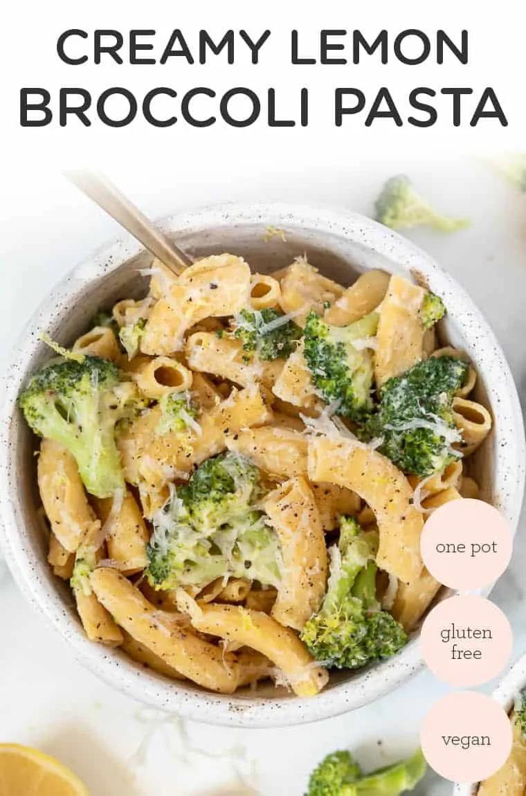 Creamy Lemon Broccoli Pasta