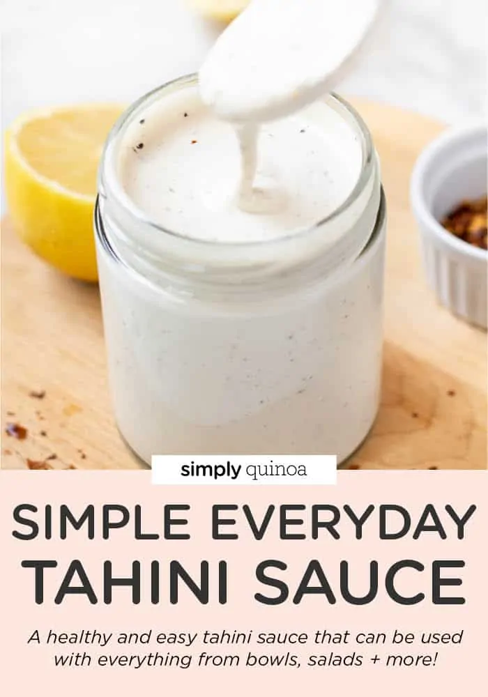 Everyday Tahini Sauce
