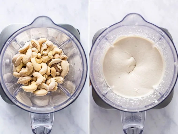 Cashew Cream in the Blender