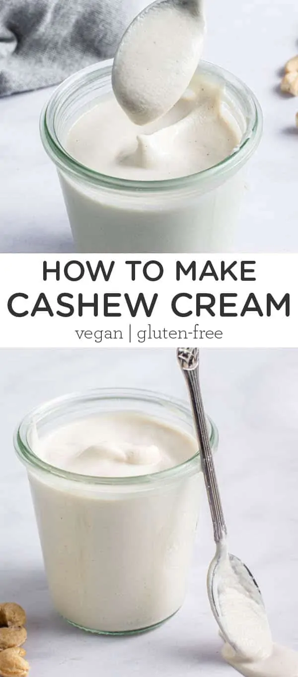 How to Make Cashew Cream