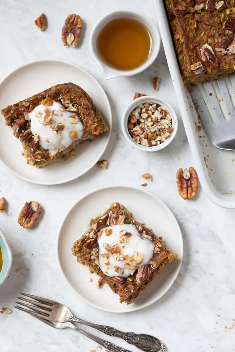 Baked Oatmeal Recipe with Pumpkin