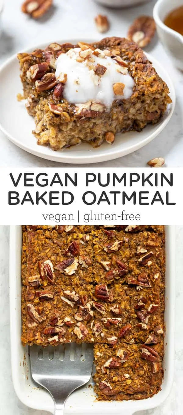 Pumpkin Baked Oatmeal