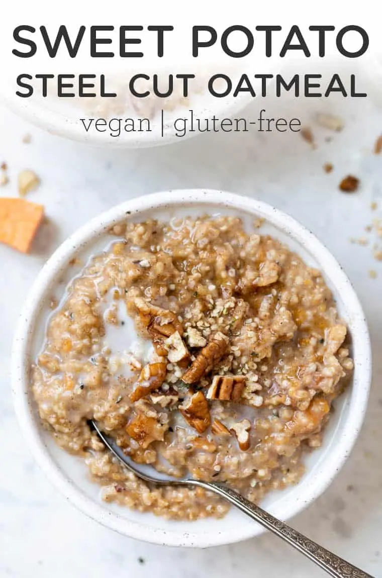 Creamy Sweet Potato Oatmeal