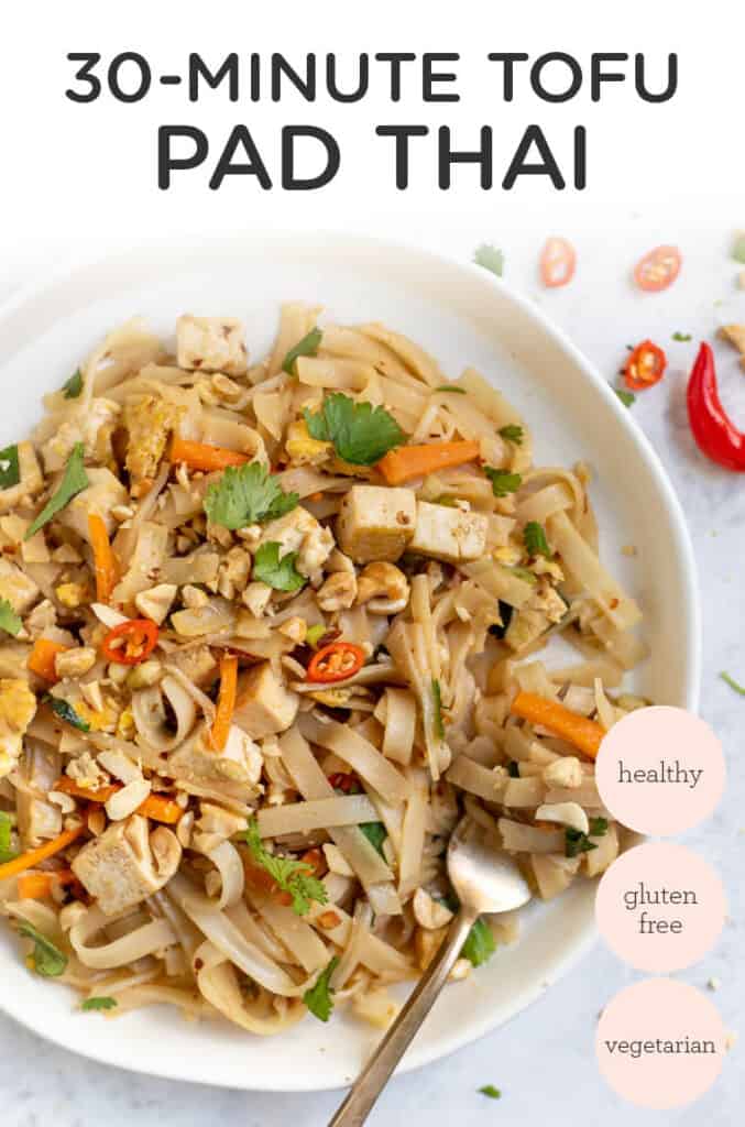 Tofu Pad Thai Recipe {30 Minutes!) Simply Quinoa