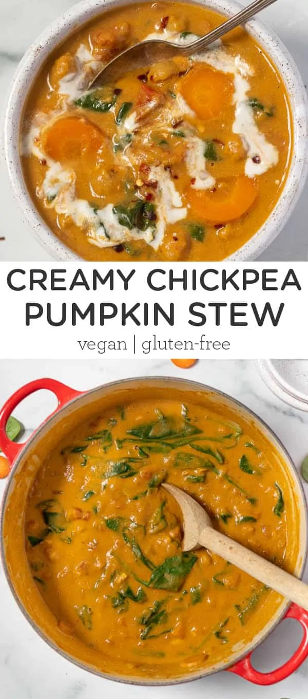 Creamy Chickpea + Pumpkin Stew