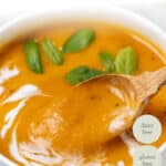 Spicy Vegan Butternut Squash Soup