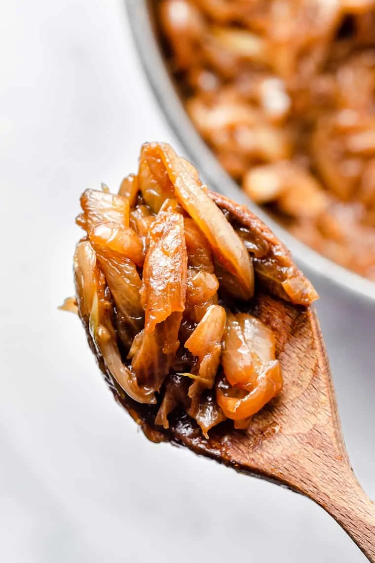 Caramelized Onions in Spoon