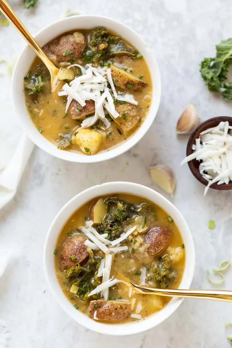 Chunk Vegan Potato Soup Recipe