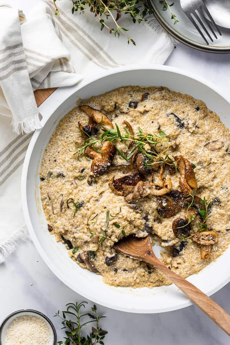 Cooking Mushroom Quinoa Recipe