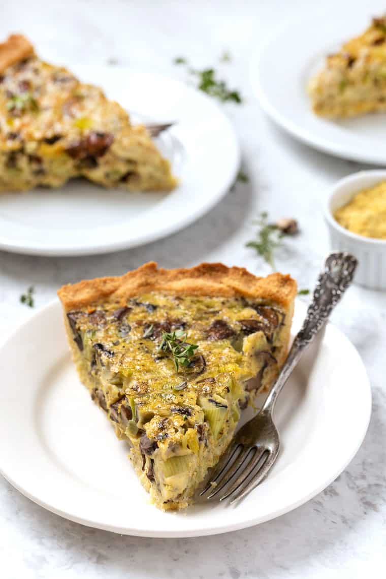 Mushroom Quiche